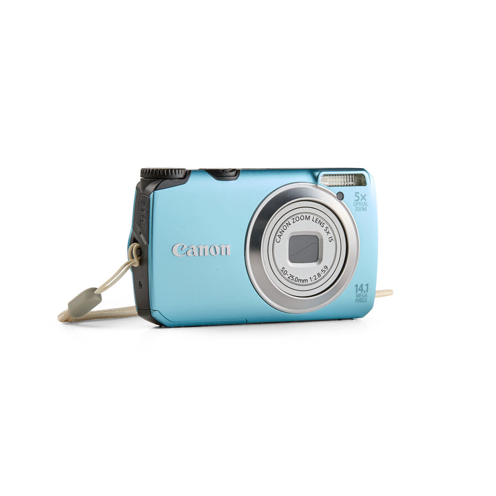 Canon Powershot A3200 IS Digital Camera (Blue)